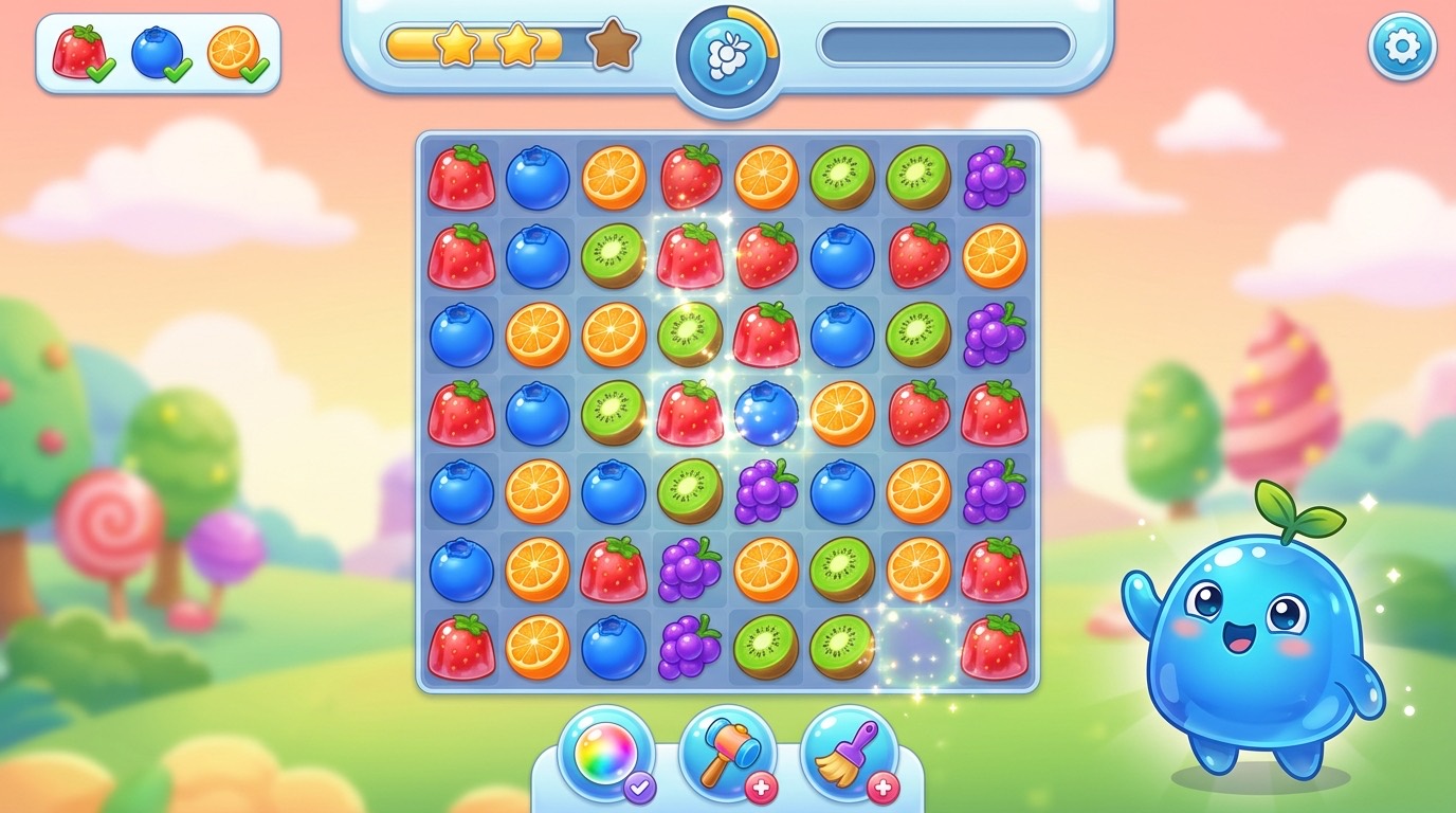 A casual mobile puzzle game